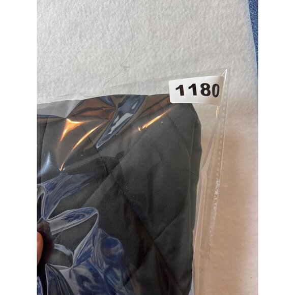 Peter Millar Blue & Black Reversible Quilted Vest With Crown Button Accent - Picture 9 of 9